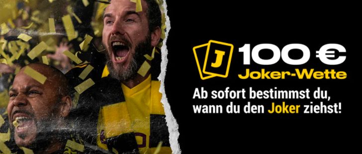 bwin Bonus Joker-Wette bis 100 Euro Banner