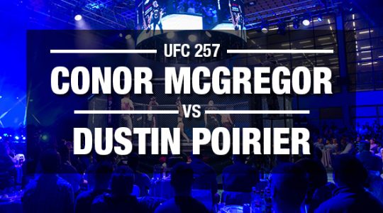 Poirier geen McGregor UFC257 Banner