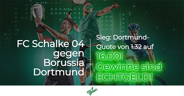 BVB Quotenboost bei Mr Green Banner