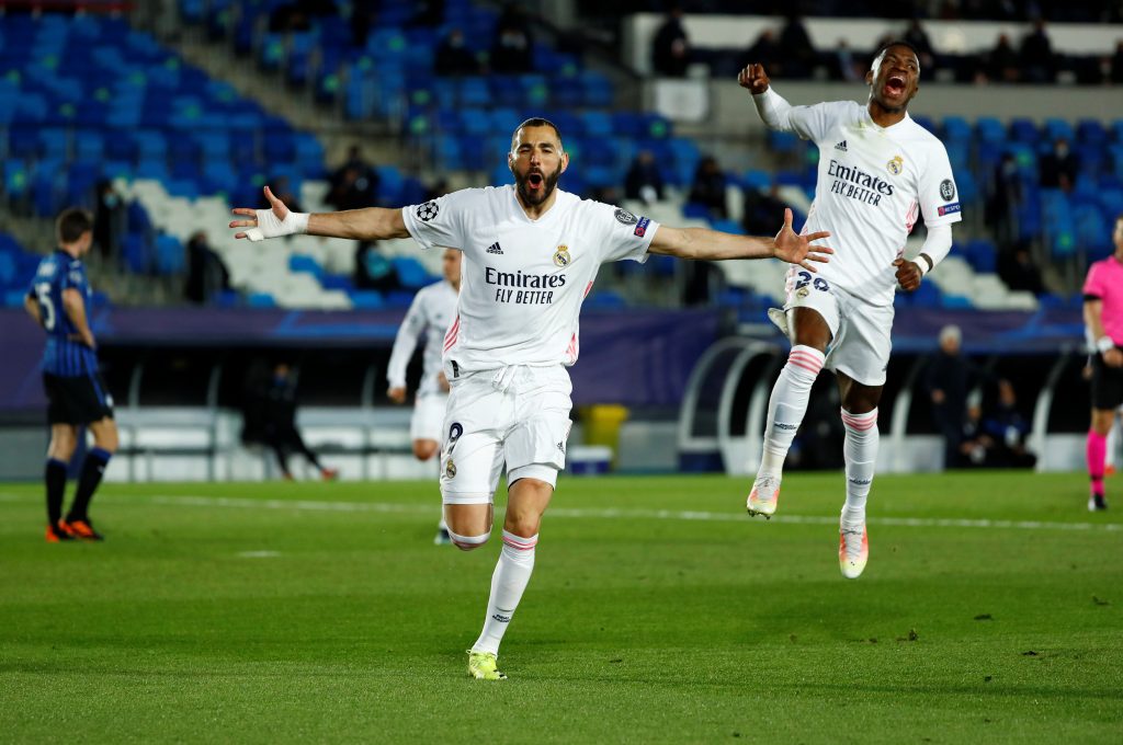 Karim Benzema bejubelt Treffer