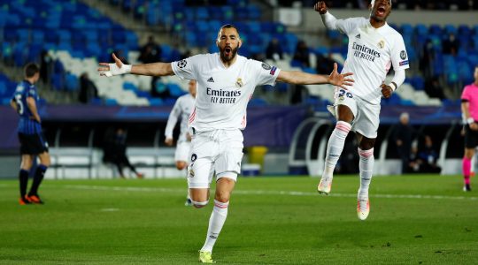 Karim Benzema nach Champions League Treffer