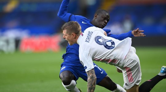 Kroos im Zweikampf mit Kante