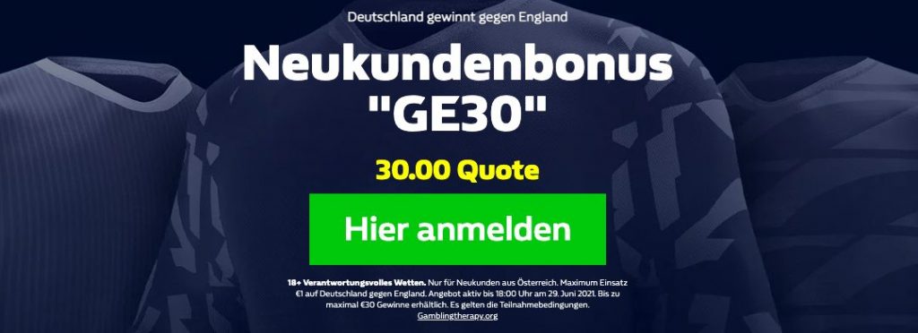 England - Deutschland Quoten