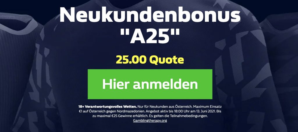 Quotenboost Österreich - Nordmazedonien