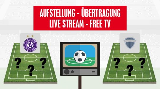 FK Austria Wien - WSG Tirol | Aufstellung