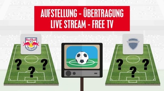 FC Salzburg - SV Ried | Aufstellung