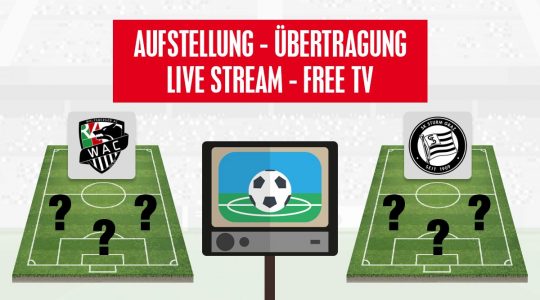 Wolfsberger AC - SK Sturm Graz | Aufstellung