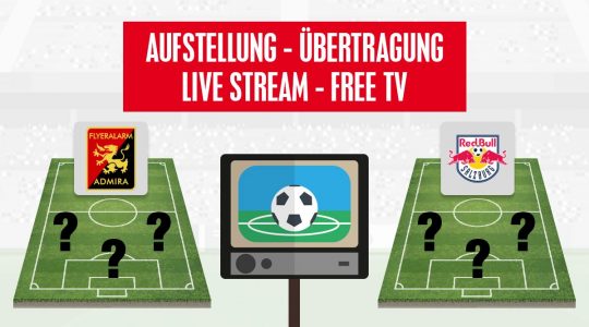 FC Admira Wacker Mödling - FC Salzburg | Aufstellung