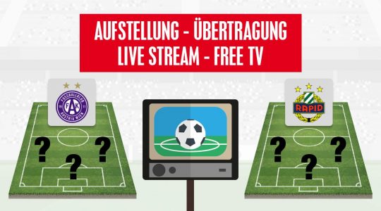 FK Austria Wien - SK Rapid Wien | Aufstellung