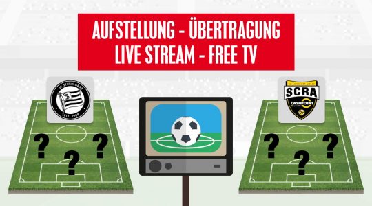 SK Sturm Graz - SCR Altach Aufstellung & Übertragung