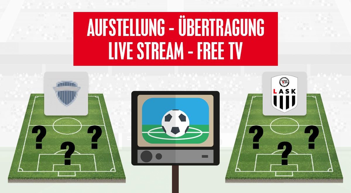 WSG Tirol - LASK Aufstellung & Übertragung